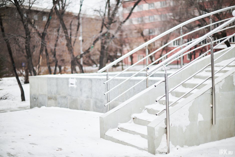 Отремонтированный фонтан