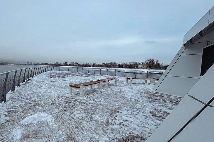 Общественное пространство на острове Юность. Фото пресс-службы администрации Иркутска