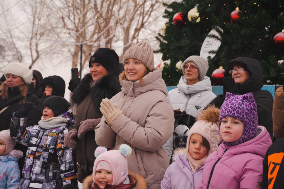 Открытие новогодней площадки. Фото предоставлено организаторами