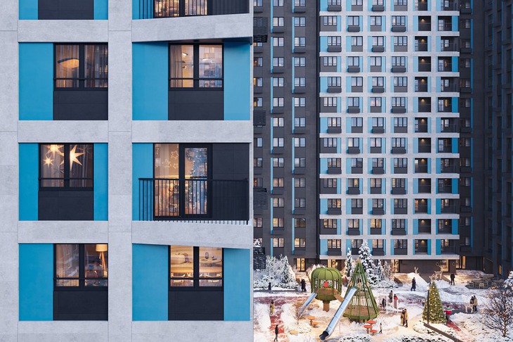 Жилой комплекс. Изображение alfa Development