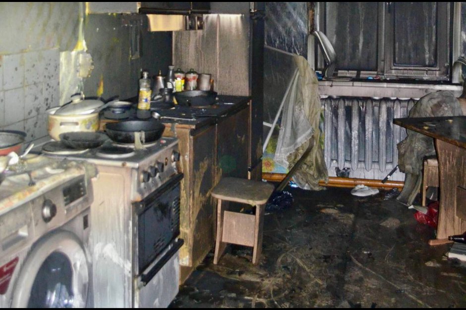 Последствия пожара. Фото пресс-службы СУ СКР по Иркутской области