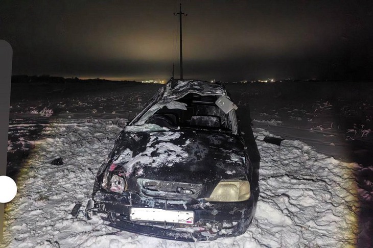 ДТП в Черемховском районе. Фото пресс-службы Госавтоинспекции Иркутской области
