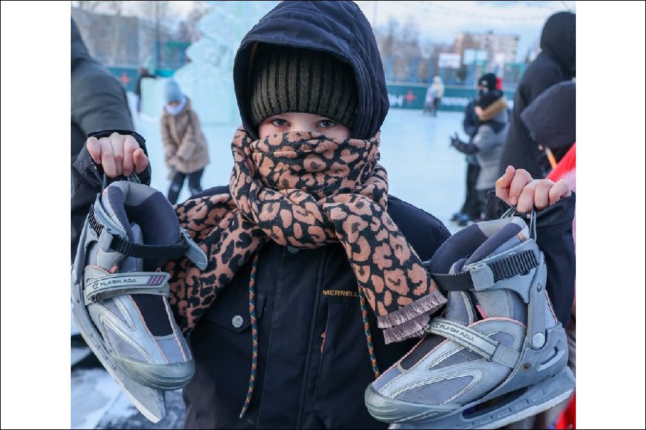 Ледовый каток в Братске