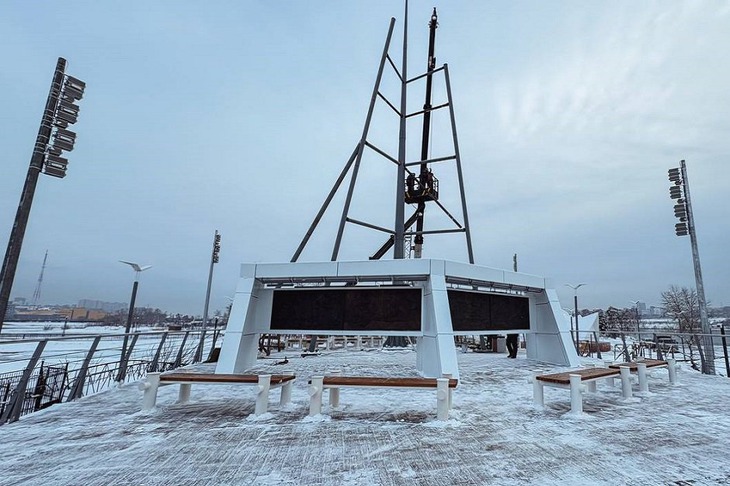 Общественное пространство на острове Юность. Фото пресс-службы администрации Иркутска