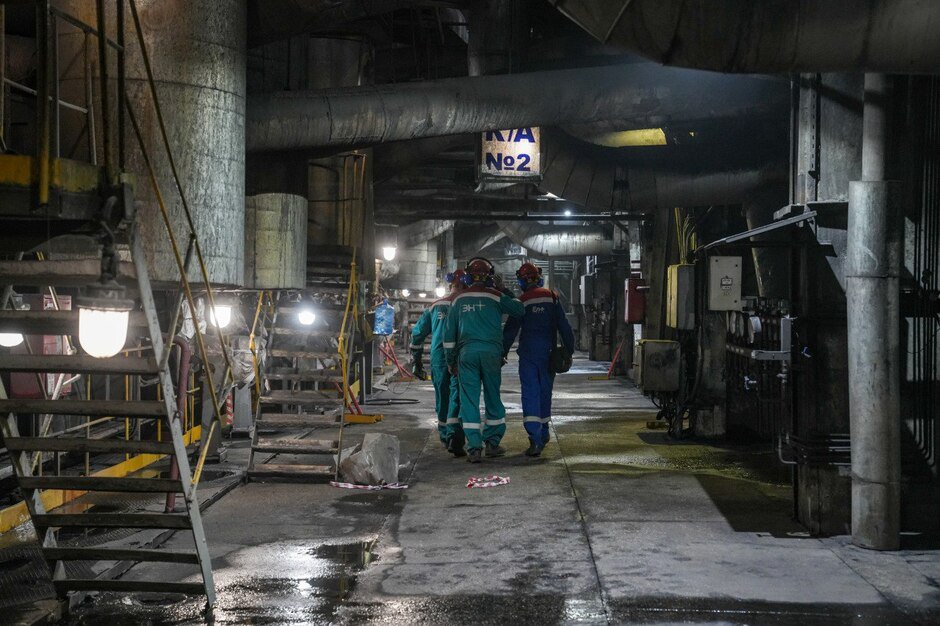 Ремонтные работы. Фото Дмитрия Дмитриева