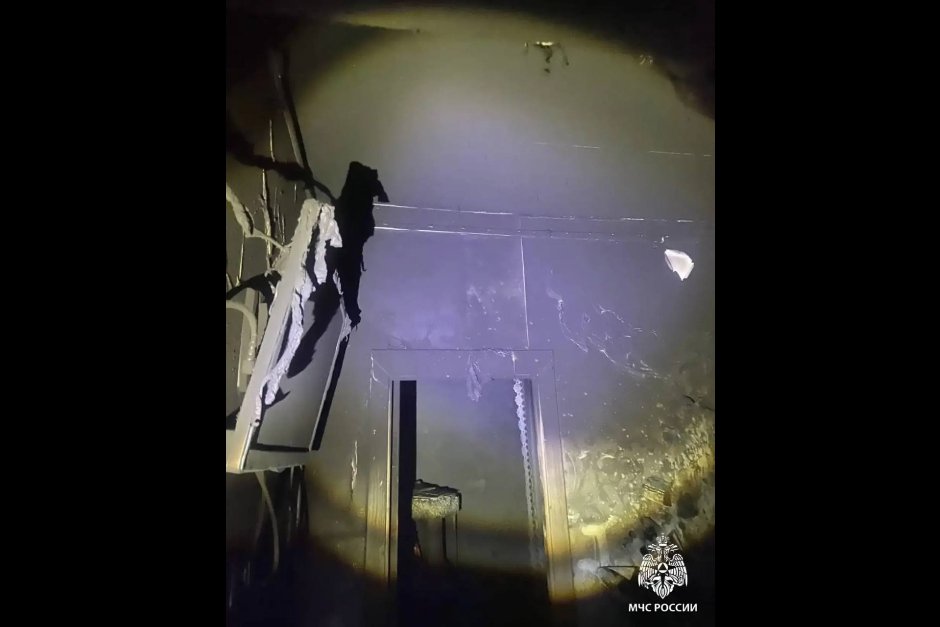 Последствия пожара. Фото пресс-службы ГУ МЧС по региону