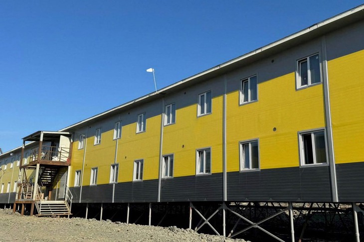 Современные двухэтажные модульные общежития