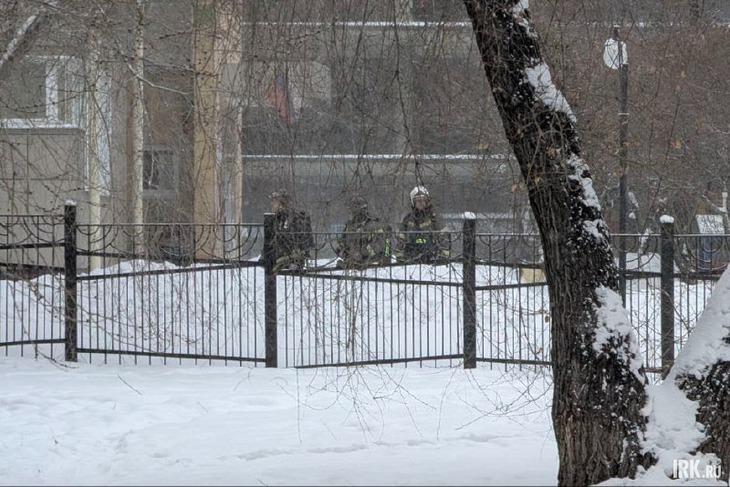 Сотрудники МЧС. Фото Никиты Грабовецкого, IRK.ru