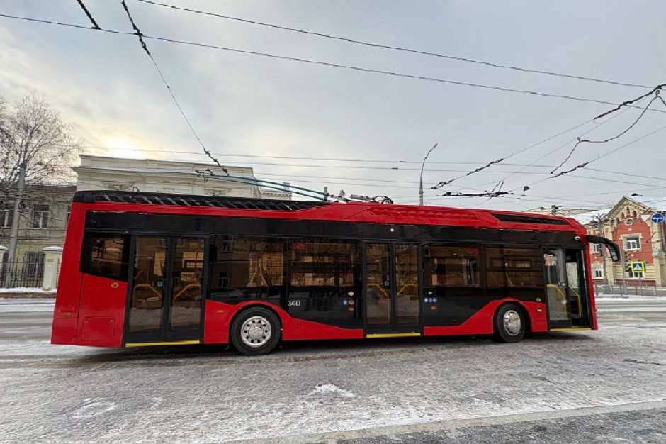 Троллейбус «Адмирал». Фото пресс-службы администрации Иркутска