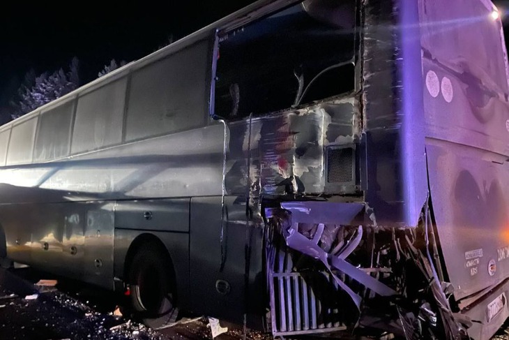 ДТП с автобусом. Фото пресс-службы прокуратуры Иркутской области