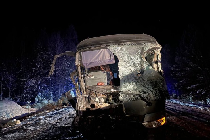 ДТП с автобусом. Фото пресс-службы прокуратуры Иркутской области