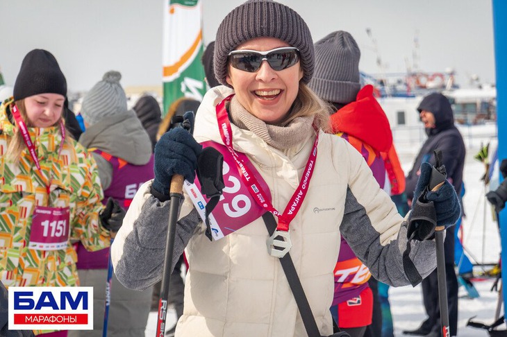 Участница гонки. Фото ООО «Марафоны БАМ»