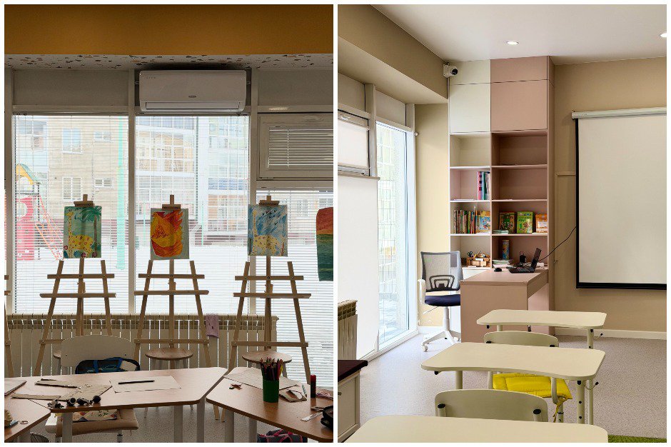 После окончания уроков дети выполняют домашнее задание здесь же, с учителем После окончания уроков дети выполняют домашнее задание здесь же, с учителем