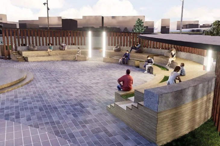 Проект сквера. Изображение пресс-службы администрации Иркутска