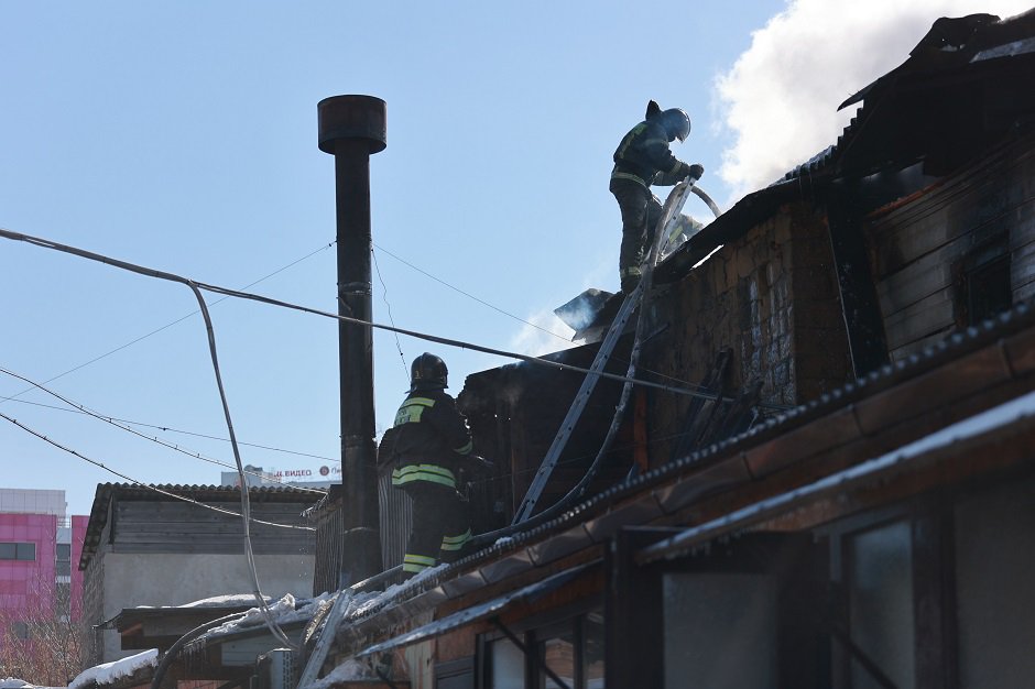 Пожар. Фото Кирилла Шипицина