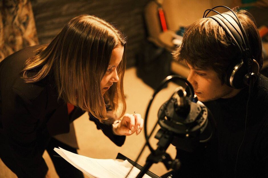 Процесс записи. Фото Олега Лавренчука