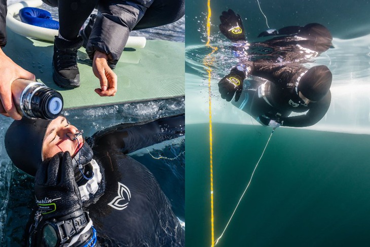 Подготовка к установлению мирового рекорда. Фото предоставлено Ольгой Маркиной