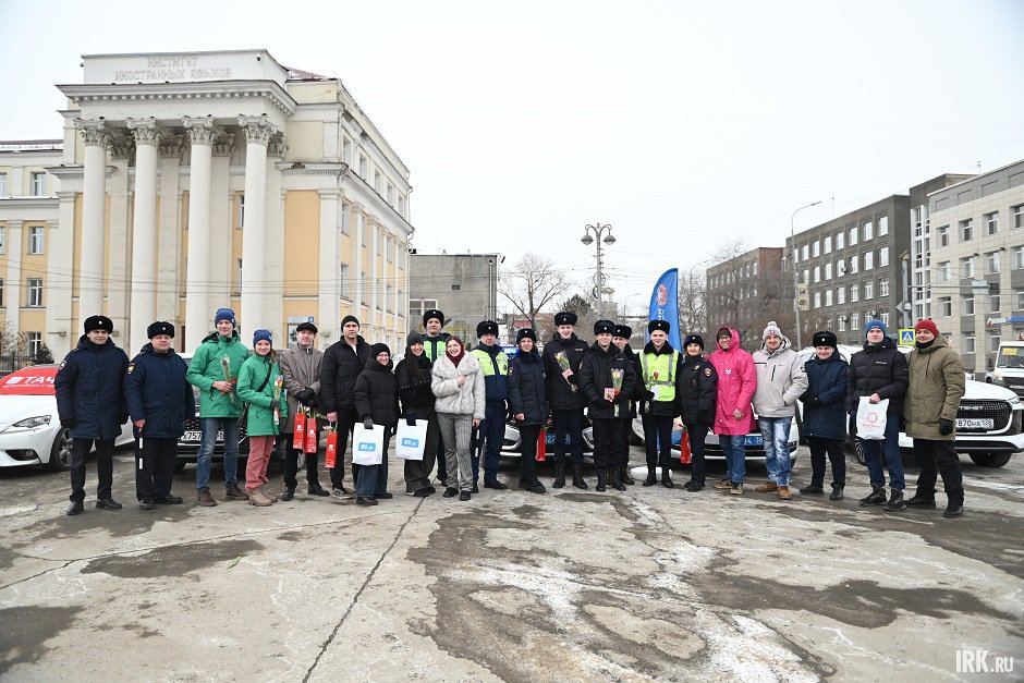 Акция к 8 Марта. Фото Маргариты Романовой, IRK.ru