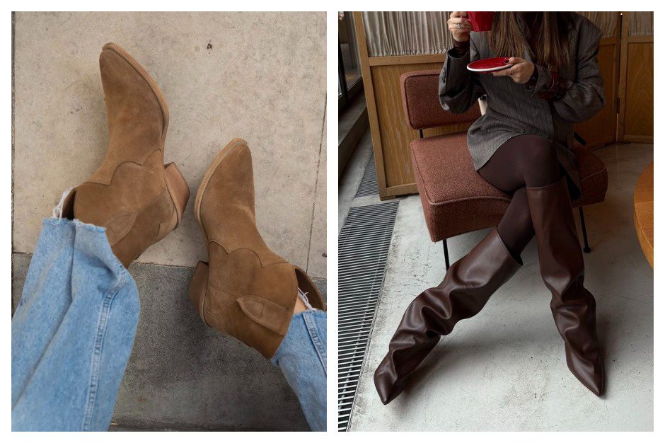 Казаки и присборенные сапоги