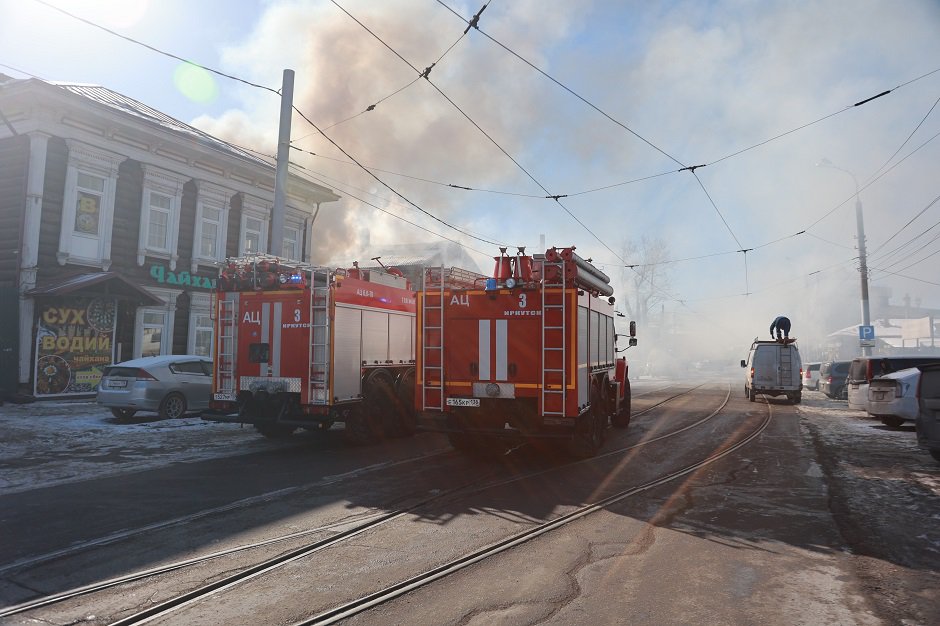 Пожар. Фото Кирилла Шипицина