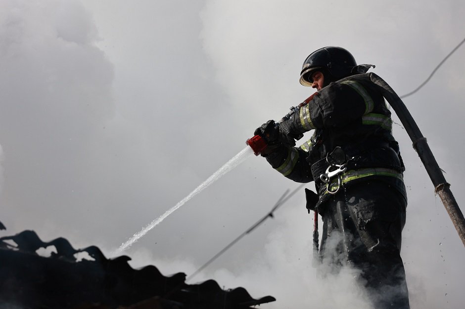 Пожар. Фото Кирилла Шипицина