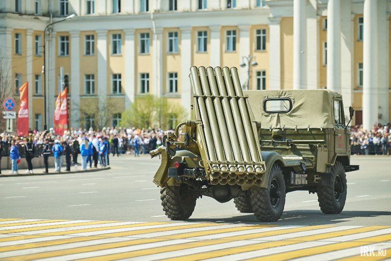 Парад Победы. Фото Маргариты Романовой, IRK.ru