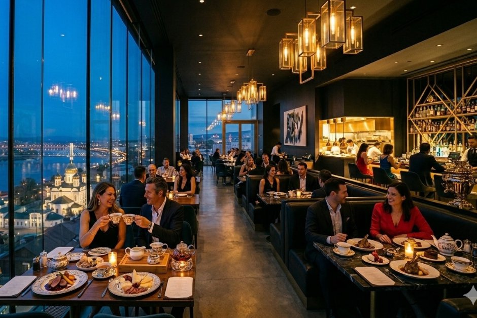 Ресторан. Фото сгенерировано с помощью нейросети «Нано банано Про»