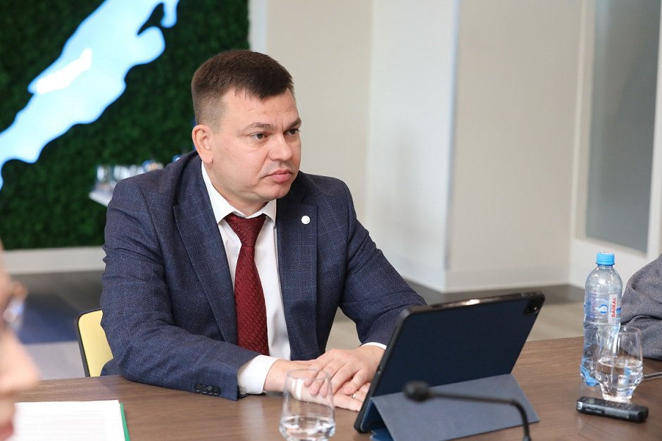 Алексей Кузьмин на встрече со СМИ