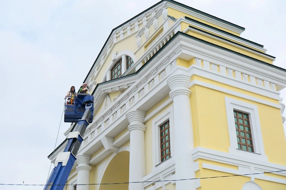 Обновление Московских ворот. Фото пресс-службы администрации Иркутска