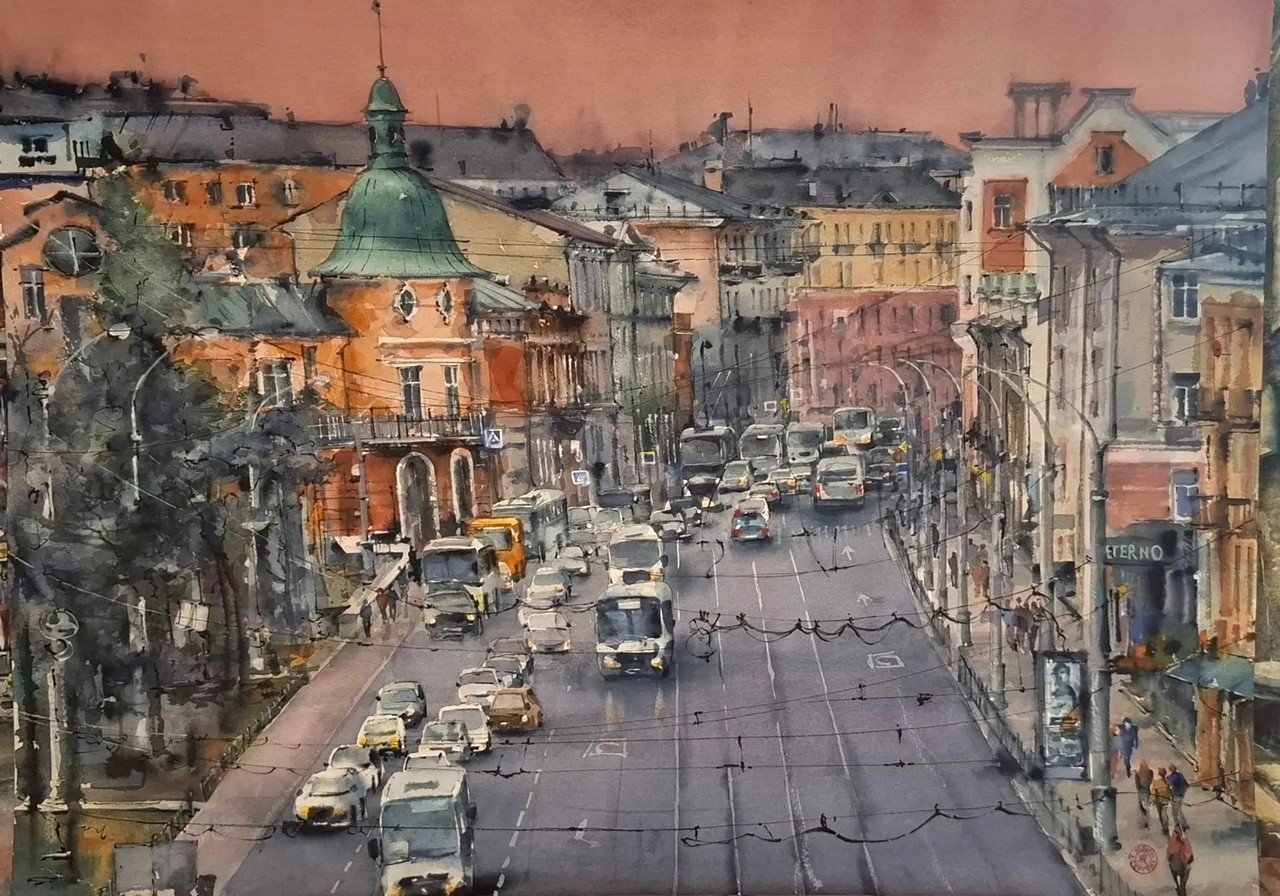 Картина Сергея Юдина. Изображение предоставлено Иркутским областным художественным музеем Картина Сергея Юдина. Изображение предоставлено Иркутским областным художественным музеем