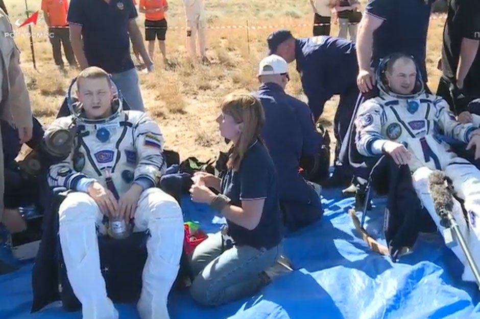Скриншот видео Роскосмоса