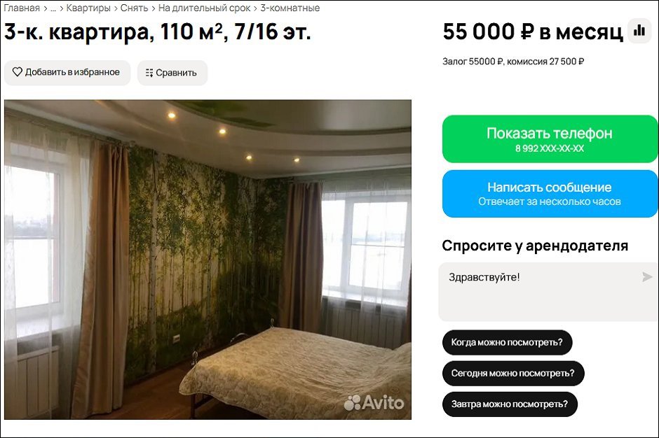 Эта квартира подойдет любителям природы