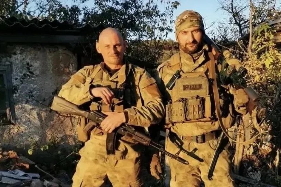 Роман в зоне боевых действий. Фото из личного архива ветерана