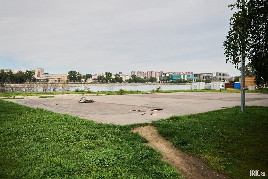 Место, где находился памп-трек