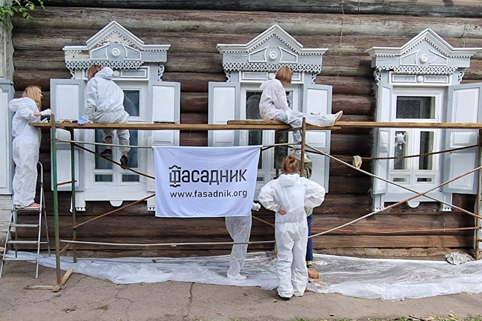 Акция. Фото предоставлено организаторами акции «Фасадник»