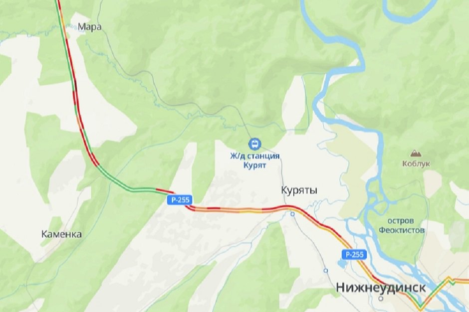 Пробки. Скриншот с сайта http://www.2gis.ru*