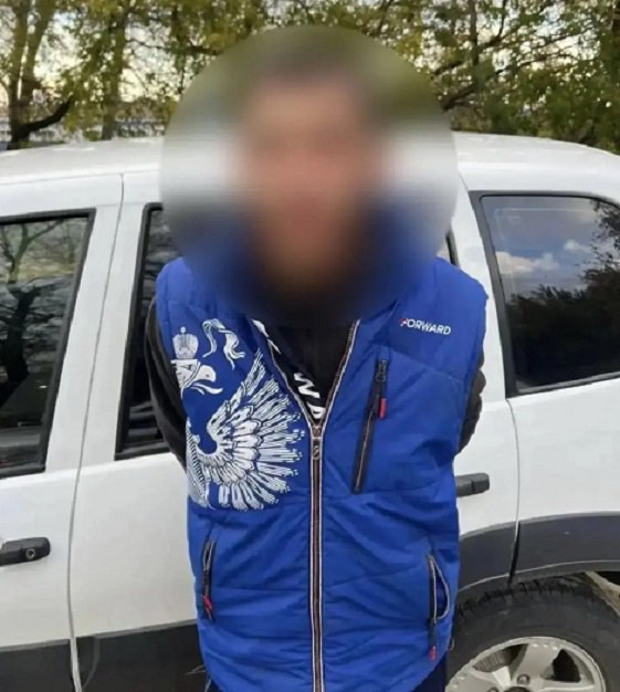 Задержанный. Фото пресс-службы ГУ МВД России по Иркутской области
