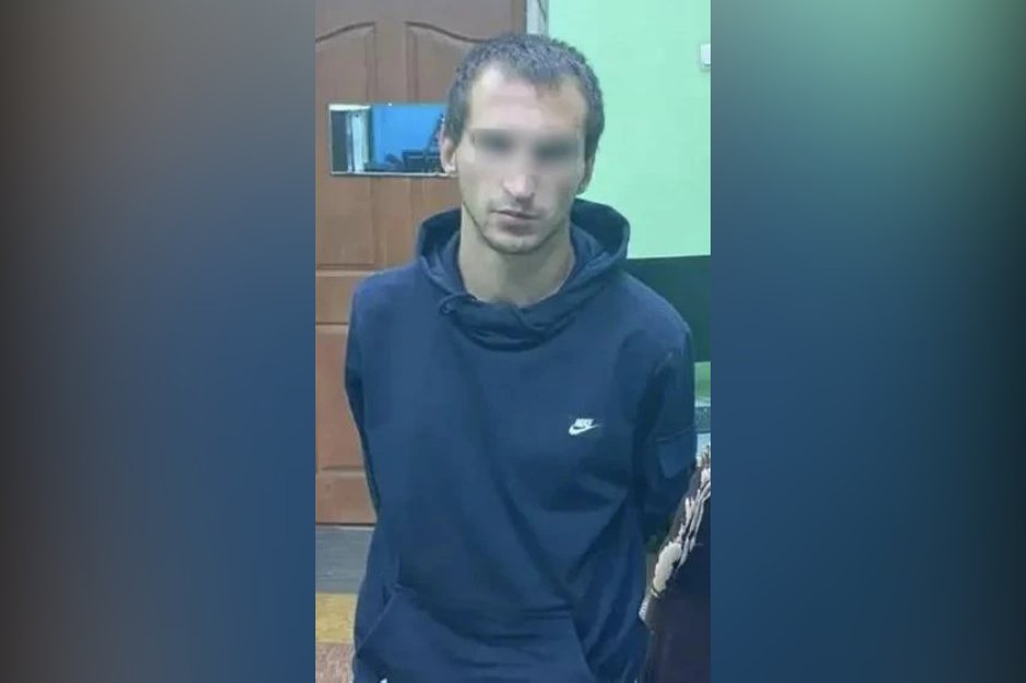 Задержанный мужчина. Фото ГУ МВД России по Иркутской области