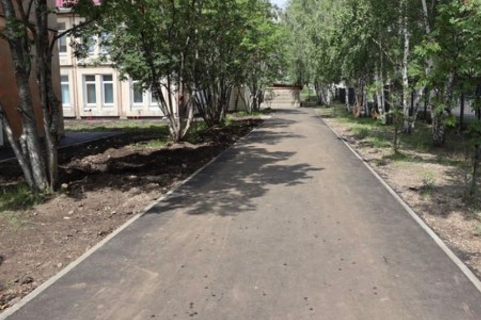 Благоустройство территории детского сада «Рябинка»