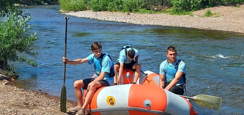 Соревнования по водным видам спорта на Ушаковке