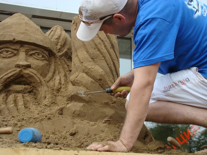 Конкурс скульптур из песка в Иркутске. Фото предоставлено организаторами