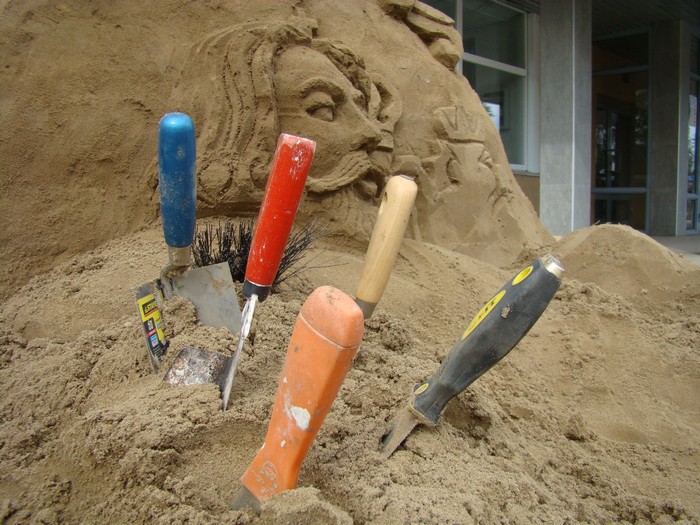 Конкурс скульптур из песка в Иркутске. Фото предоставлено организаторами