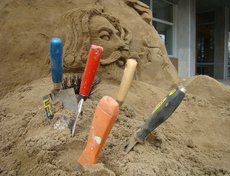 Конкурс скульптур из песка в Иркутске. Фото предоставлено организаторами