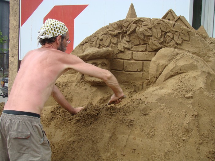 Конкурс скульптур из песка в Иркутске. Фото предоставлено организаторами
