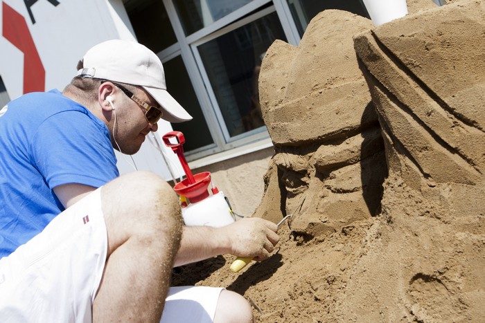 Конкурс скульптур из песка в Иркутске. Фото предоставлено организаторами