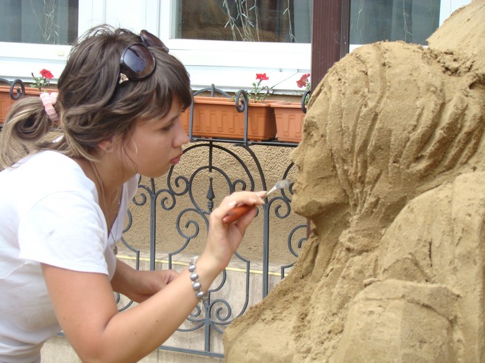 Конкурс скульптур из песка в Иркутске. Фото предоставлено организаторами