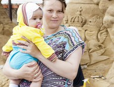 Конкурс скульптур из песка в Иркутске. Фото предоставлено организаторами