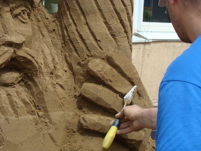 Конкурс скульптур из песка в Иркутске. Фото предоставлено организаторами