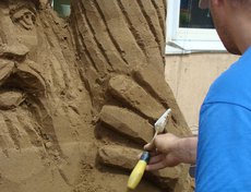 Конкурс скульптур из песка в Иркутске. Фото предоставлено организаторами