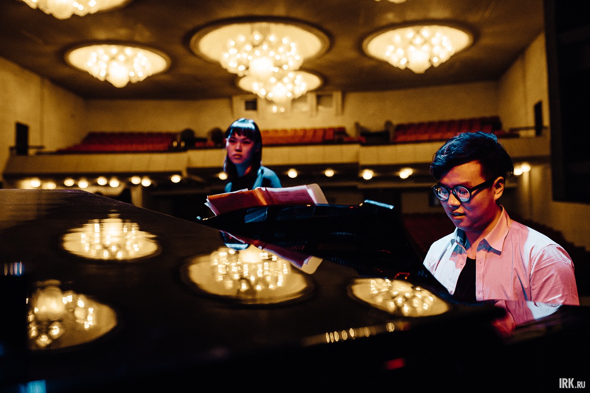 Подготовка к концерту.